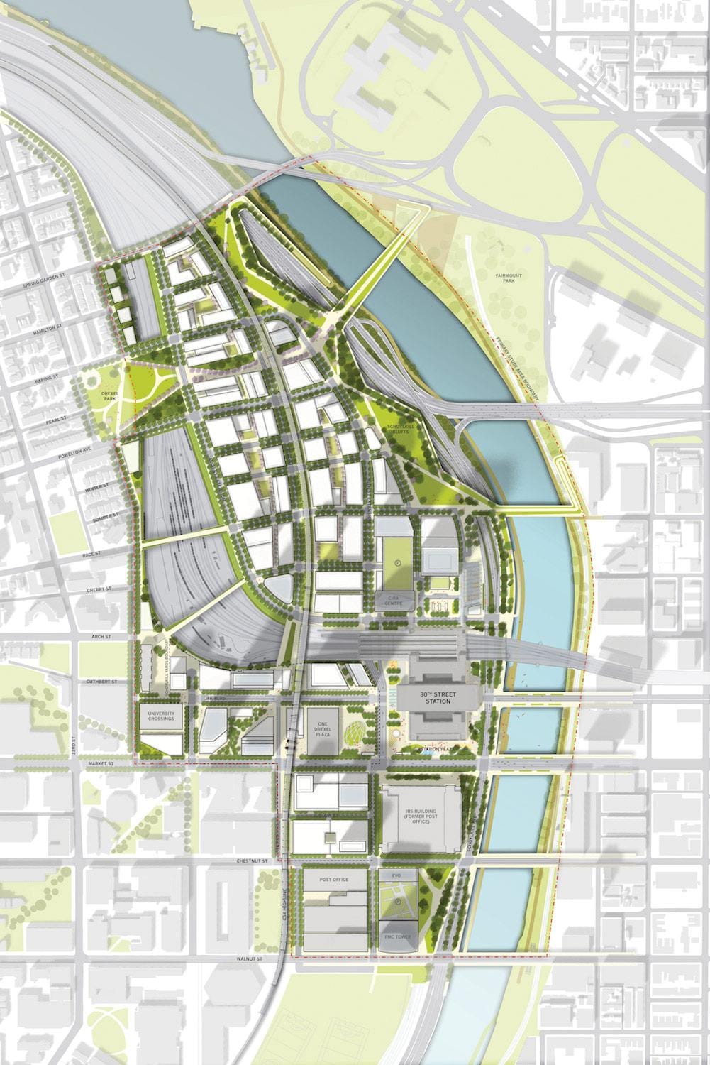 l'université de la ville de Philadelphie carte