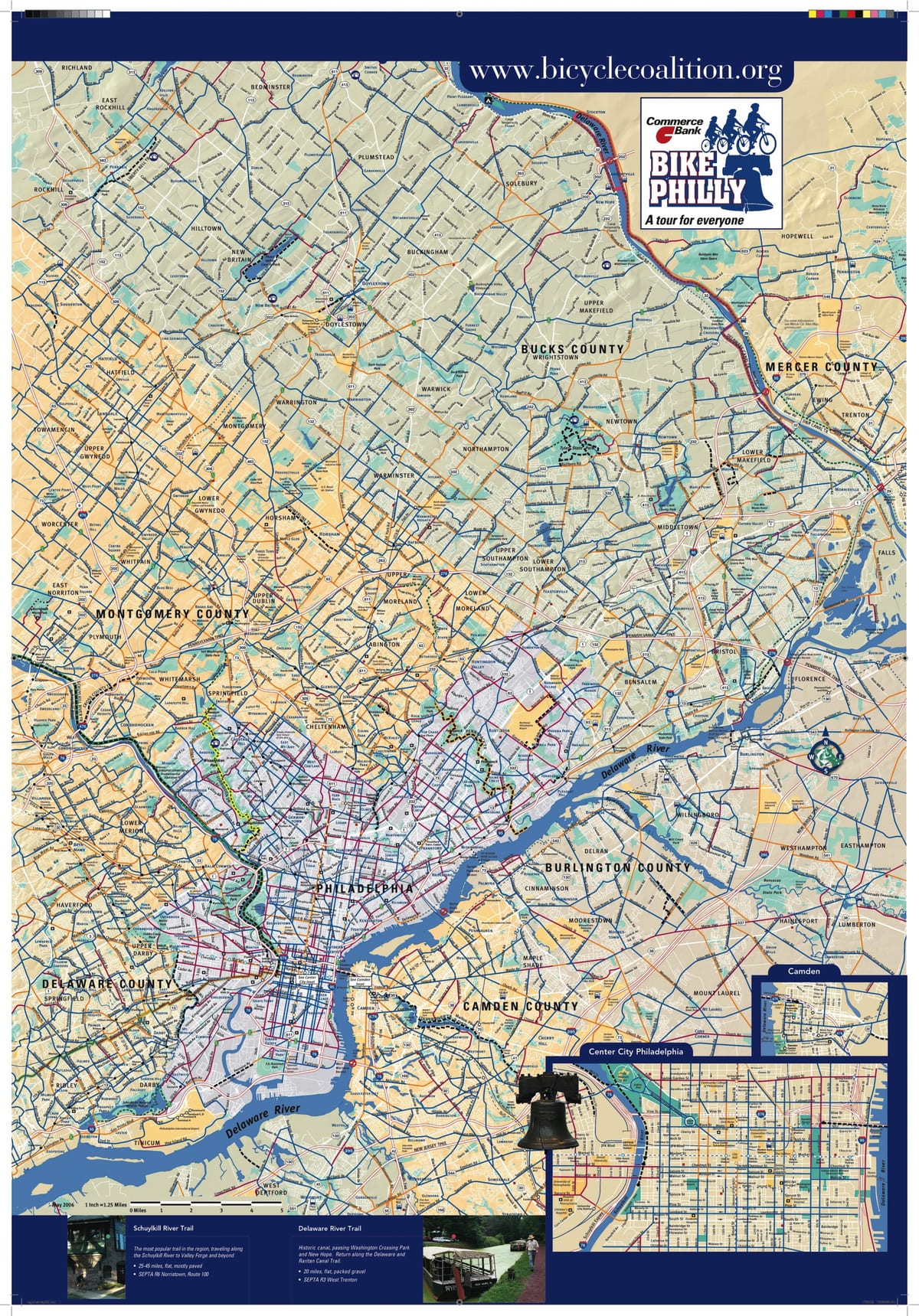 Philly carte vélo
