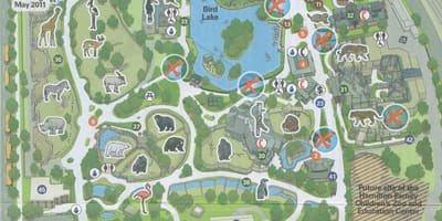 La carte de Philadelphia zoo