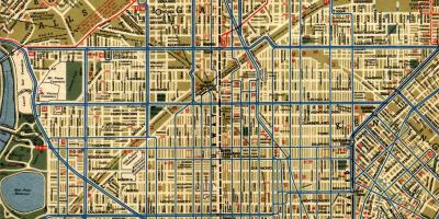 Plan des rues de Philadelphie