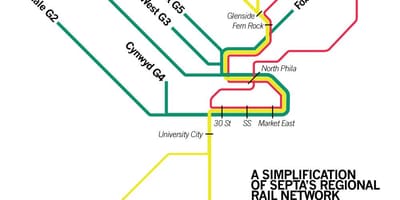 Septa carte du train